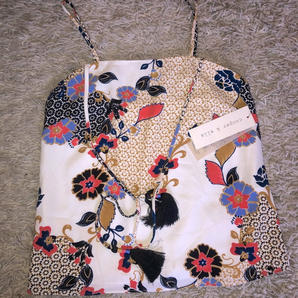 Cooper & Ella floral shirt